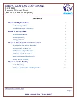 Preview for 2 page of RHINO MOTION CONTROLS RMCS-3001 Installation Manual And Datasheet