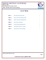 Preview for 3 page of RHINO MOTION CONTROLS RMCS-3001 Installation Manual And Datasheet