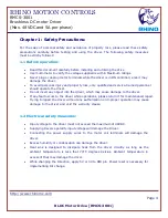 Preview for 4 page of RHINO MOTION CONTROLS RMCS-3001 Installation Manual And Datasheet