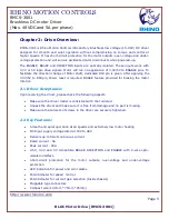 Preview for 5 page of RHINO MOTION CONTROLS RMCS-3001 Installation Manual And Datasheet