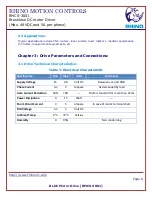 Предварительный просмотр 6 страницы RHINO MOTION CONTROLS RMCS-3001 Installation Manual And Datasheet