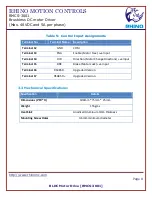 Предварительный просмотр 8 страницы RHINO MOTION CONTROLS RMCS-3001 Installation Manual And Datasheet