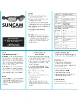 Rhino Outdoors Suncam User Manual preview