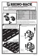 Предварительный просмотр 1 страницы Rhino-Rack Pioneer High Lift 43219 Manual
