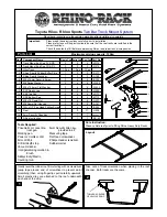 Preview for 1 page of Rhino-Rack RSPTS03 Installation Instructions