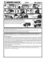 Rhino-Rack SX029 Instruction Manual предпросмотр