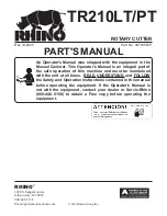 RHINO 00793561P Manual preview