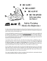 Preview for 3 page of RHINO 48-inch Operator'S Manual