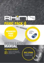 Preview for 1 page of RHINO ADVANCED PANIC PACK Installation Manual