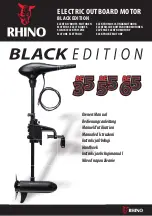 RHINO BLACK BE 35 Owner'S Manual предпросмотр