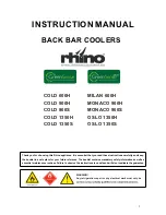 RHINO COLD 600H Instruction Manual preview