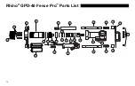 Предварительный просмотр 18 страницы RHINO GPD-40 Fence Pro Owner'S Manual