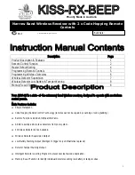RHINO KISS-RX Instruction Manual preview