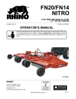 Preview for 1 page of RHINO NITRO FN14 Operator'S Manual