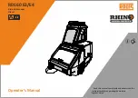 Preview for 1 page of RHINO RD160 E3 Operator'S Manual