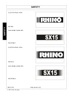 Предварительный просмотр 32 страницы RHINO SX15 Operator'S Manual