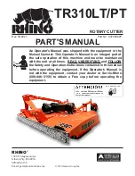 Preview for 1 page of RHINO TR310LT Manual