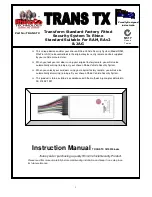 RHINO Trans TX Instruction Manual preview