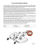 Preview for 5 page of RHINO Turbo 120 Operator'S Manual