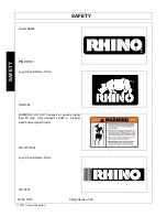 Preview for 28 page of RHINO TW84 Operator'S Manual