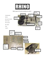 RHINO Xpress 20 Assembly Instructions preview