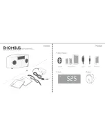 RHOMBUS 2.1CH Hi-Fi audio systems User Manual preview