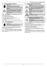 Preview for 22 page of RHOSS KCF/B Instructions For Use Manual