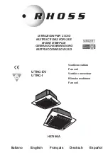 Preview for 1 page of RHOSS UTNC-EV Instructions For Use Manual