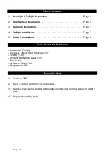 Preview for 2 page of RHOX LGT-362LC Installation Instructions Manual