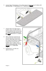 Предварительный просмотр 6 страницы RHOX SEAT-311 Installation Instructions Manual