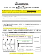 RHOX VOLT-2007 Installation Instructions preview