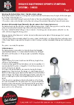 Preview for 5 page of RHS 14ESS Quick Start Manual