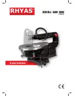 Предварительный просмотр 1 страницы Rhyas SSM4002 Original Instructions Manual