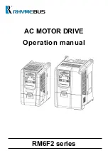 Rhymebus RM6F2 Series Operation Manual preview