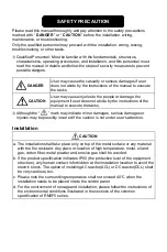 Preview for 4 page of Rhymebus RM6F5 series Operation Manual