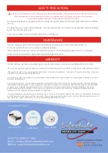 Preview for 4 page of RHYTHM Lifestyle Mobility Aids H800-1-002 User Manual