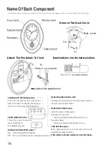 Preview for 14 page of RHYTHM M440-QXEZ User Manual