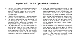 Preview for 2 page of RHYTHM Multi LAL Quick Reference Manual