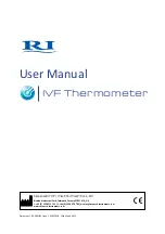 RI IVF Thermometer User Manual preview