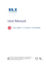 Preview for 1 page of RI SATURN 5 User Manual