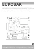 Preview for 1 page of RIB Eurobar Manual