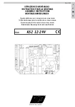 RIB KS2 12-24V Assembly Instructions Manual preview