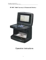 Ribao PF-9007 Operation Instructions Manual preview