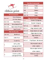 Preview for 44 page of Ribbon print Plus Handbook