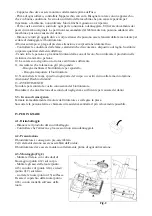 Предварительный просмотр 29 страницы Ribiland ESS2504 User And Maintenance Manual