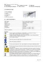 Предварительный просмотр 3 страницы Ribimex 510124 User And Maintenance Manual