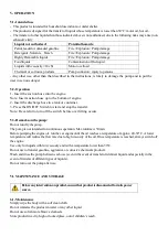 Preview for 8 page of Ribimex 510761 User And Maintenance Manual