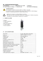 Preview for 2 page of Ribimex 511696 User And Maintenance Manual