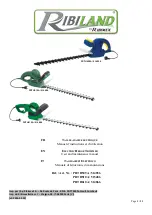 Preview for 1 page of Ribimex 514856 User And Maintenance Manual