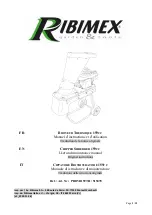 Ribimex 515070 User And Maintenance Manual preview